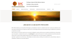 Desktop Screenshot of bmcpsicologia.com